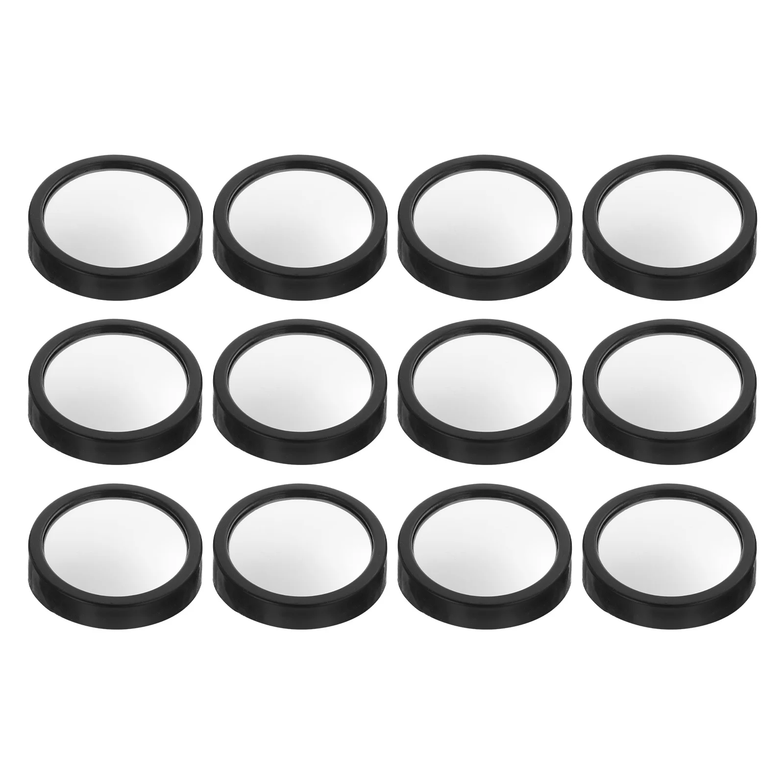 12 قطعة مرايا الرؤية الخلفية العمياء قابل للتعديل المرايا الجانبية المستديرة توريد السيارات متعددة الوظائف بقعة مرآة السلامة القيادة الأساسية