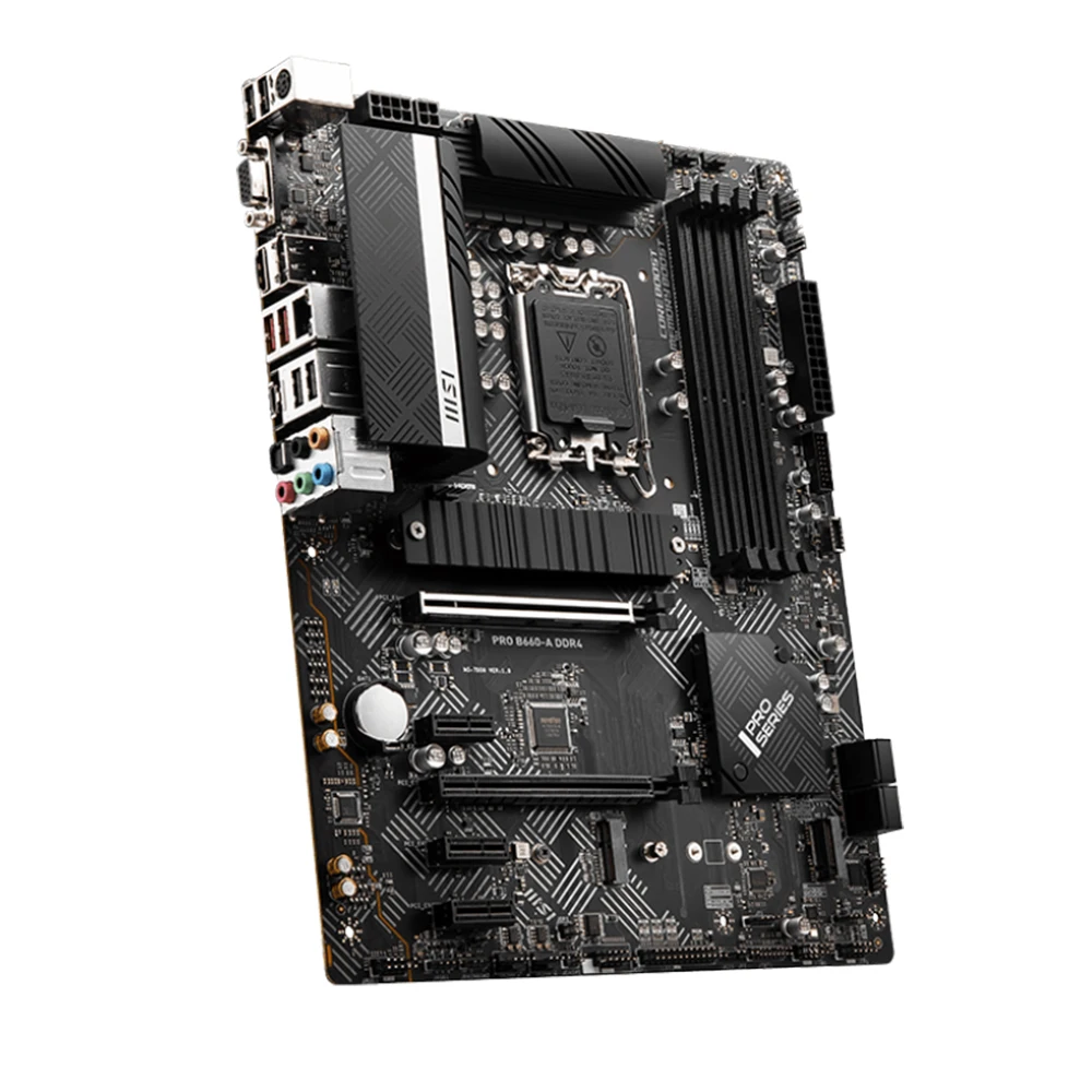 Imagem -04 - Msi-pro Motherboard B660-a Ddr4 Suporte Cpu Processadores Intel Core12ª Geração Memória Ddr4 128gb2x Slots M.2 Usb 2.0