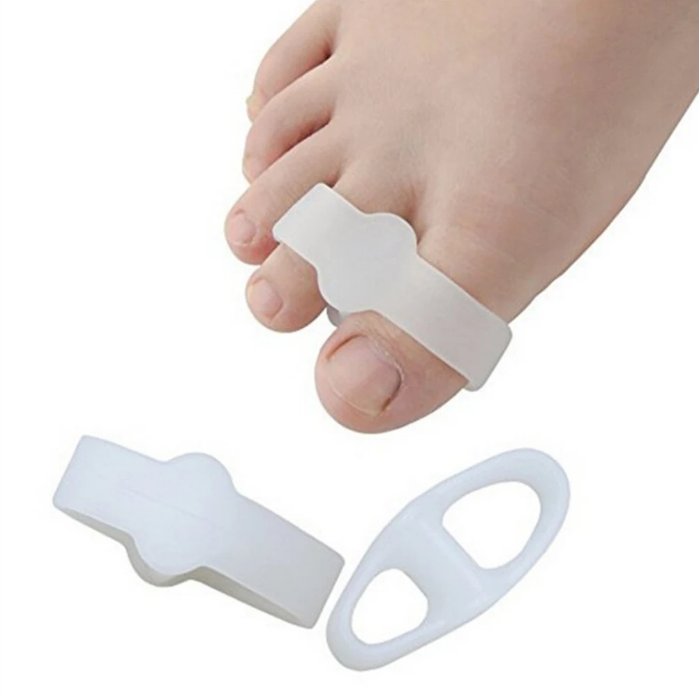 2pcs Silicone Gel Toe Straightener Separator Bunion Corrector Pain Relief