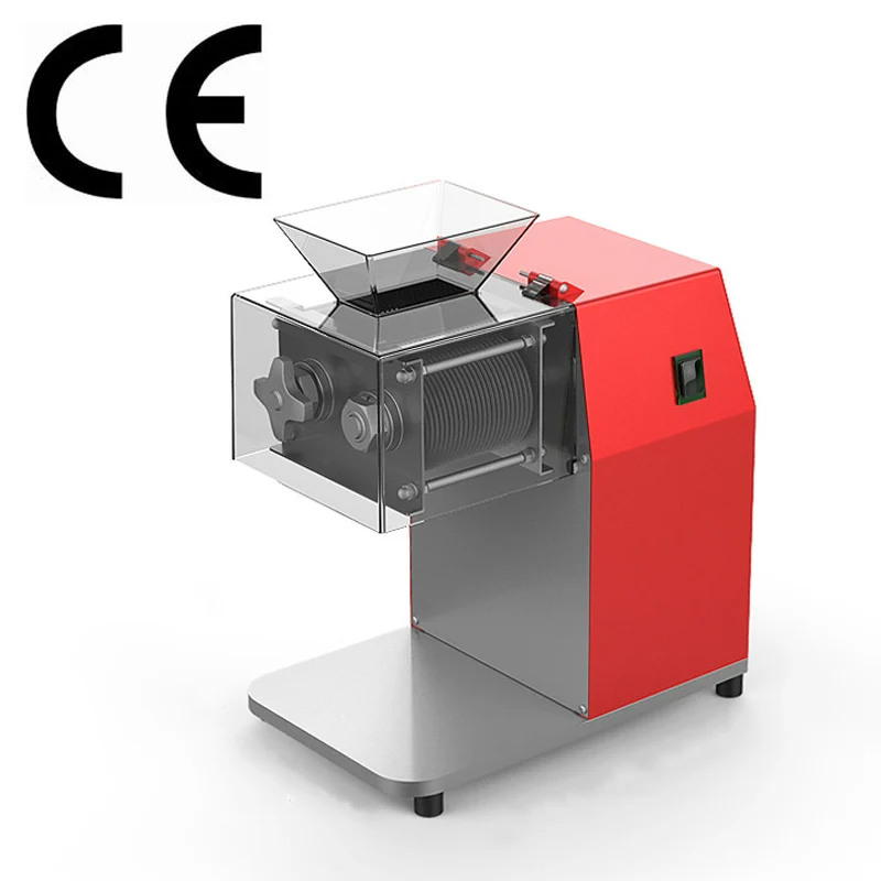 

Commercial Meat Slicing Machine Desktop-type Meat Slicer Electric Meat Cutting Machine 1100W Large Power Meat Shred Slicer Dicin