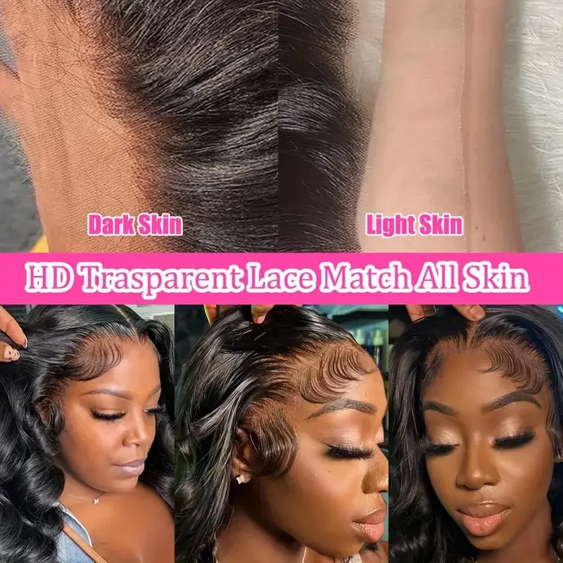 Lafino Wig 360 Full Lace Wig Human Hair Pre Plucked Hd Body Wave 230 Density Lace Wig 360 Lace Frontal Wigs Invisible Drawstring image 5