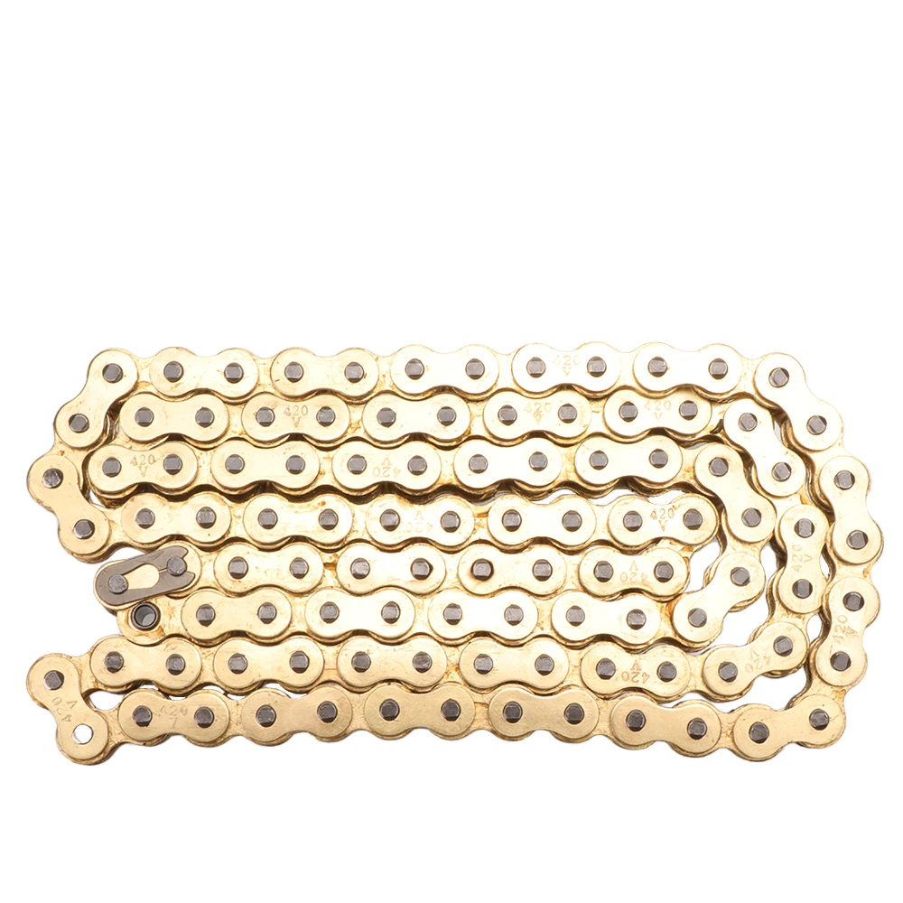 Motorcycle Oil Seal Chain Thickened Transmission Chain Modification Accessories Wear-Resistant Small Displacement 420-102/106L