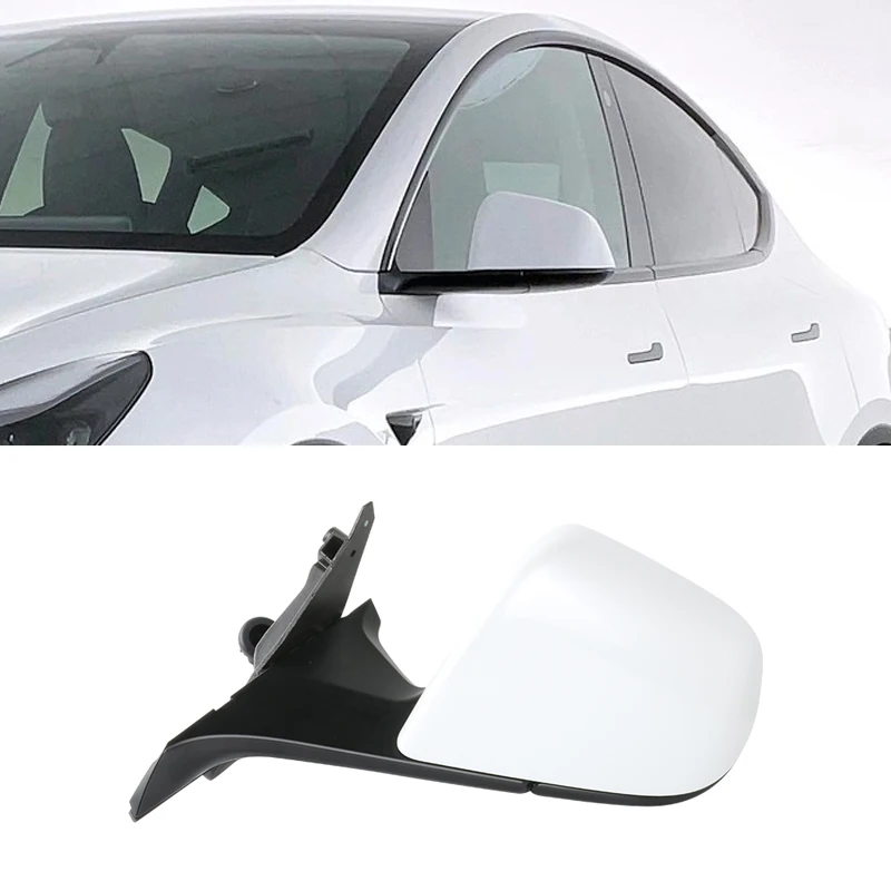 Car Rearview Mirror For Tesla Model Y 2020 2021 2022 2023 Side Mirror Outside Side Mirror Assembly Door Wing Side Mirror