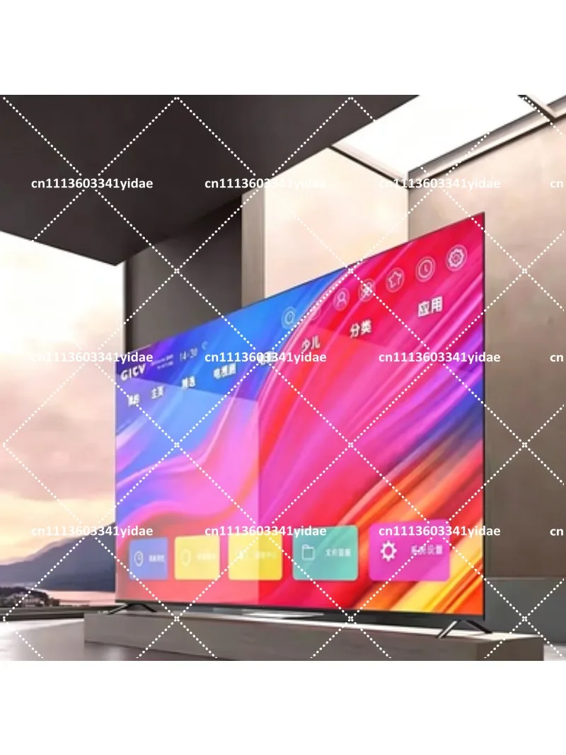 Frameless Full Screen 50-100 Inch TV 120Hz Network Wifi75 Far-Field Voice, 85 HD 4K LCD Display Smart Television