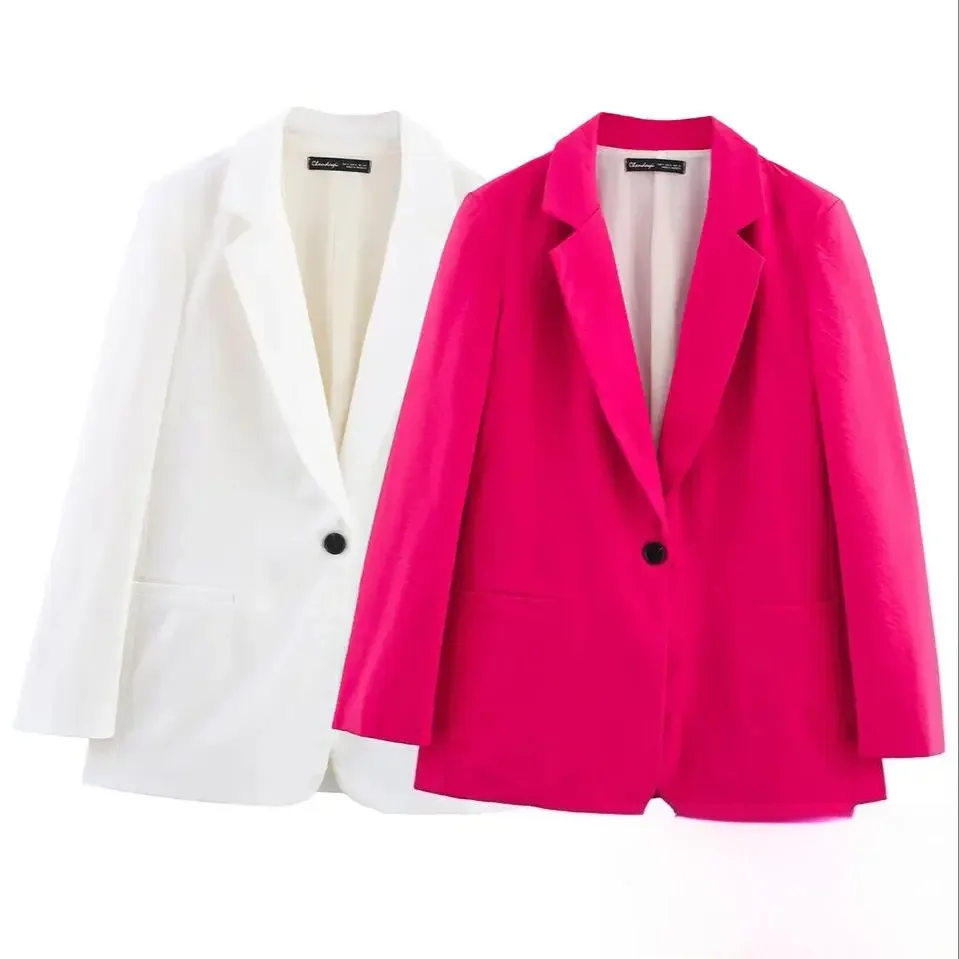 

KONDALA женский осенний шикарный пригородный пиджак, стильный пиджак на одной пуговице, новинка 2025, весенний модный минималистичный элегантный пиджак