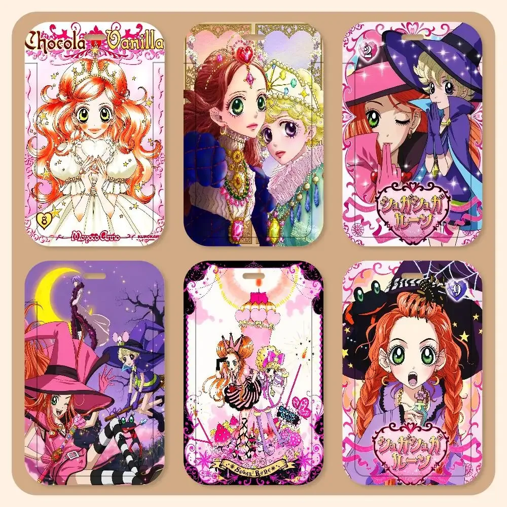 

Anime Sugar Sugar Rune Colorful Classic Vintage Lanyard Card Holders Student ID Card Holders Neckband Card Holders Access