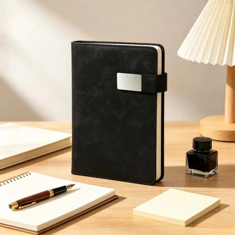 2Pcs Exquisite Notebook Gift Box,practical stationery gift for college students,office workersdaily use and Father’s Day gifting