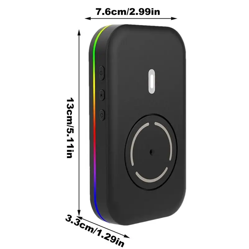 الفئران LED تمنع شاشة قفل الكمبيوتر ABS LED فأرة الكمبيوتر مع ضوء RGB جهاز سطح المكتب لوازم الطاولة لعيد الشكر