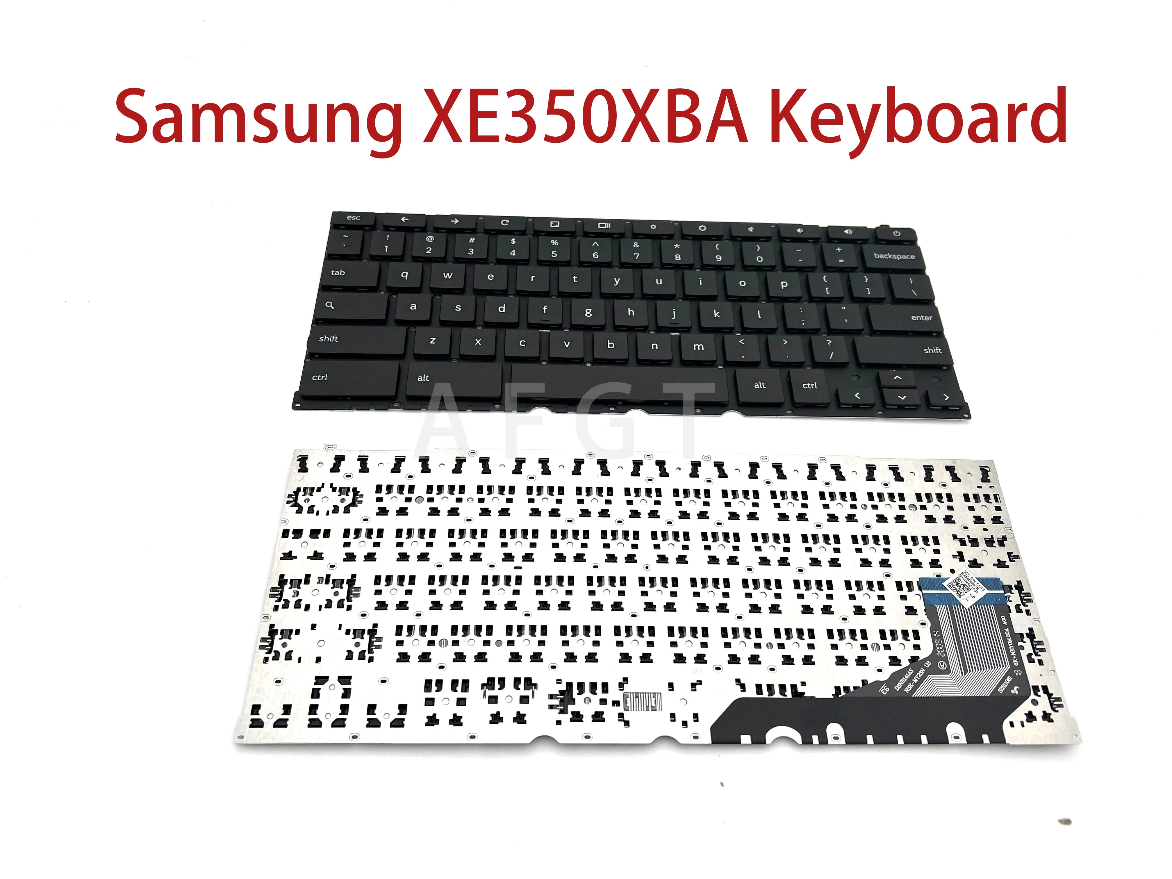 Substituição do teclado do portátil, US NSK-MY2SN, Fit para Samsung XE350XBA Notebook, Novo