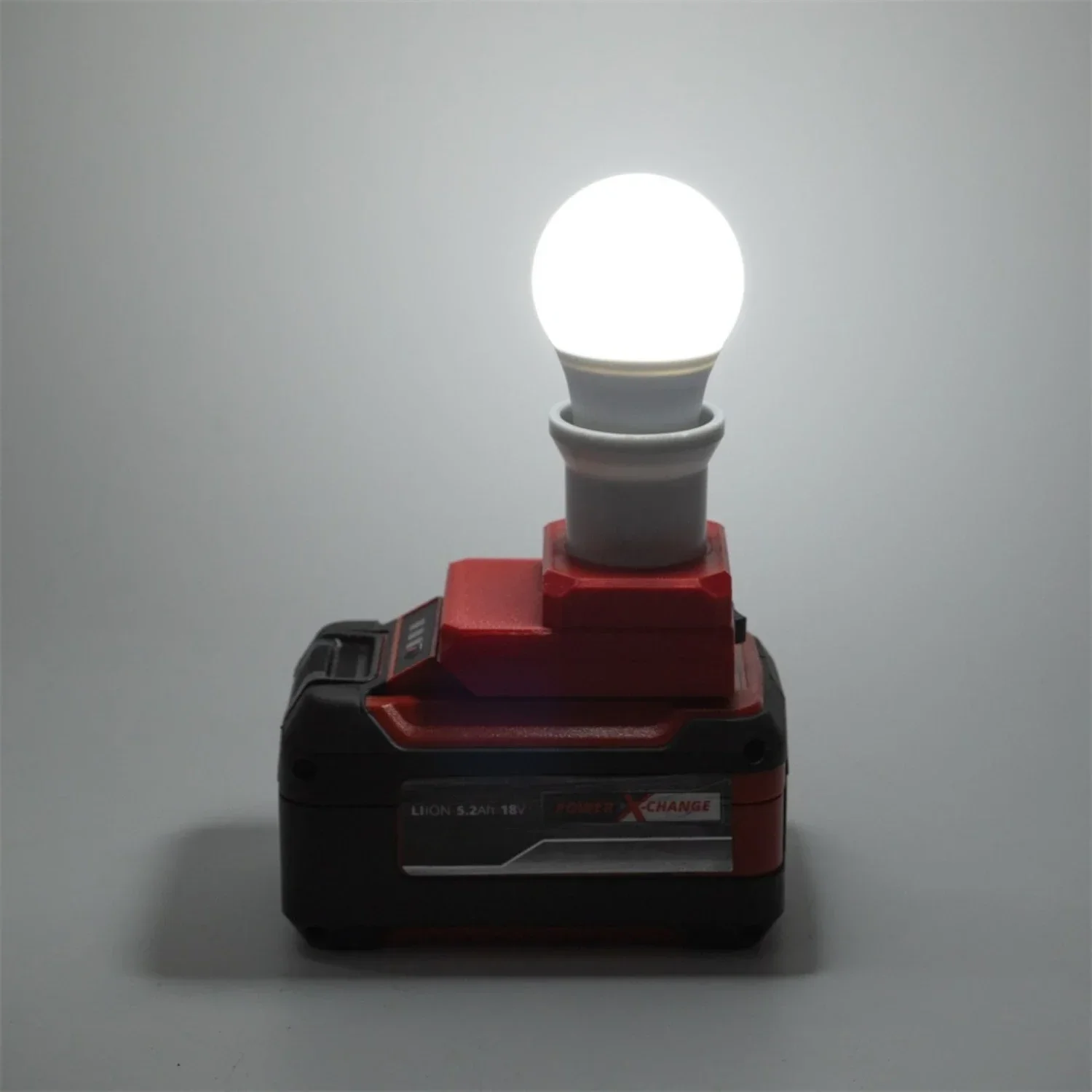 

LED For Einhell XChange/ OZITO 18V Li-Ion Battery Light Work Light E27 Base Bulb Lamp Cordless Portable Emergency Tool Light