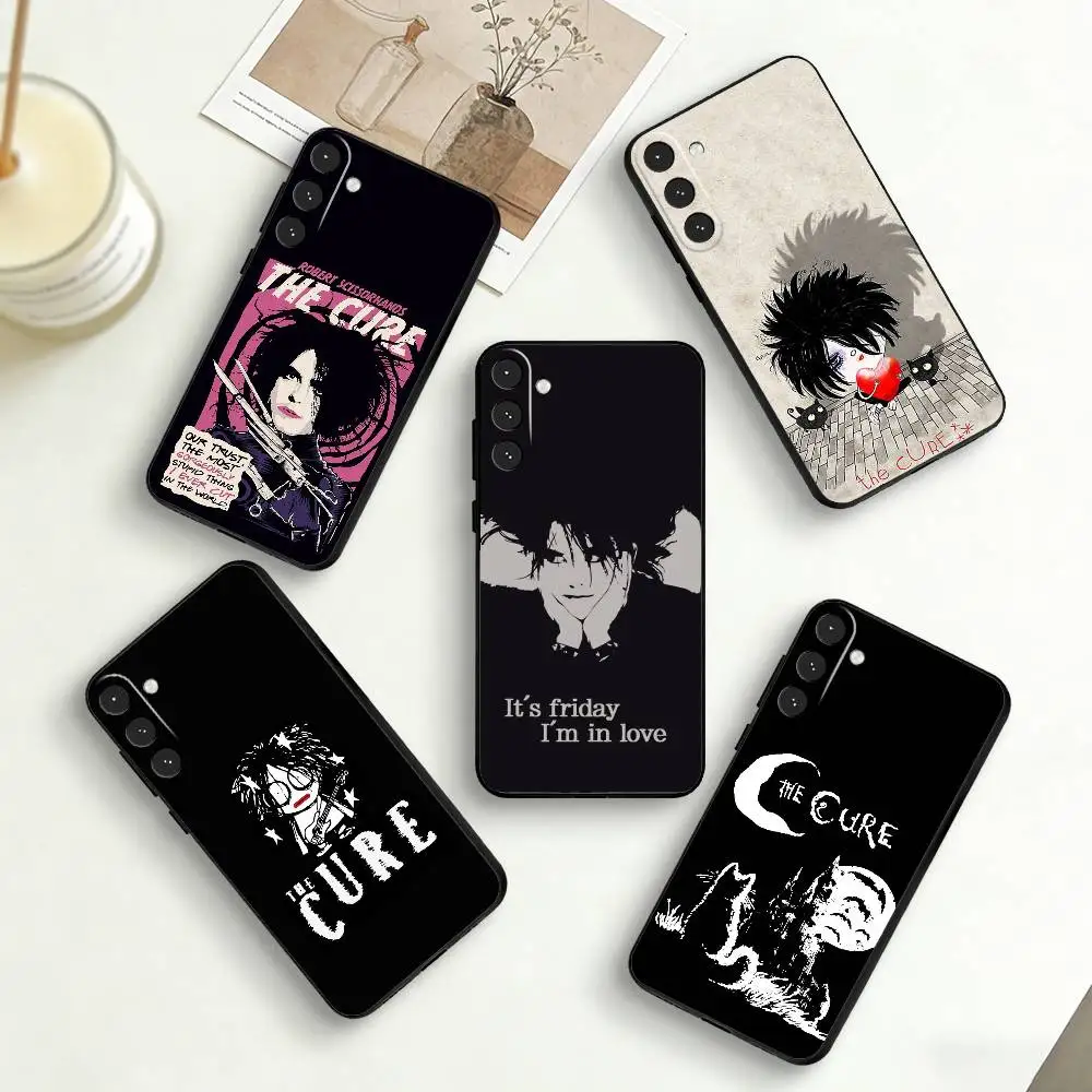 The Robert C-CureS Smith Robert Smith    Phone Case For Samsung Galaxy A73,A72,A71,A70,A53,A52,A51,Others Soft Black Cover