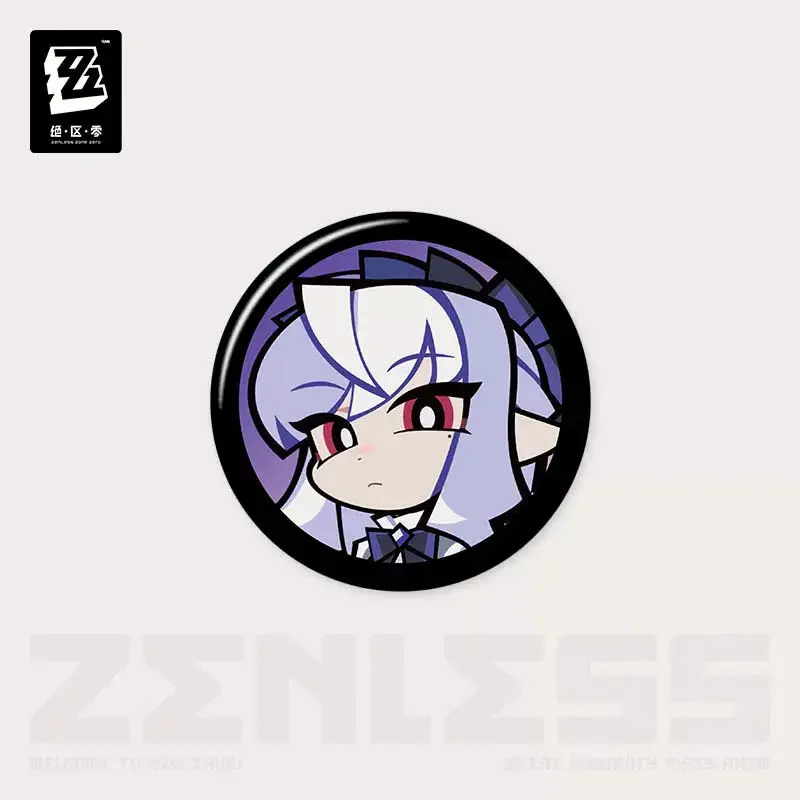 [Genuine] miHoYo Game Zenless Zone Zero Agent Avatar Mini Badge Trigger Astra Yao Vivian Pulchra Anime Brooch Cosplay Xmas Gifts 4