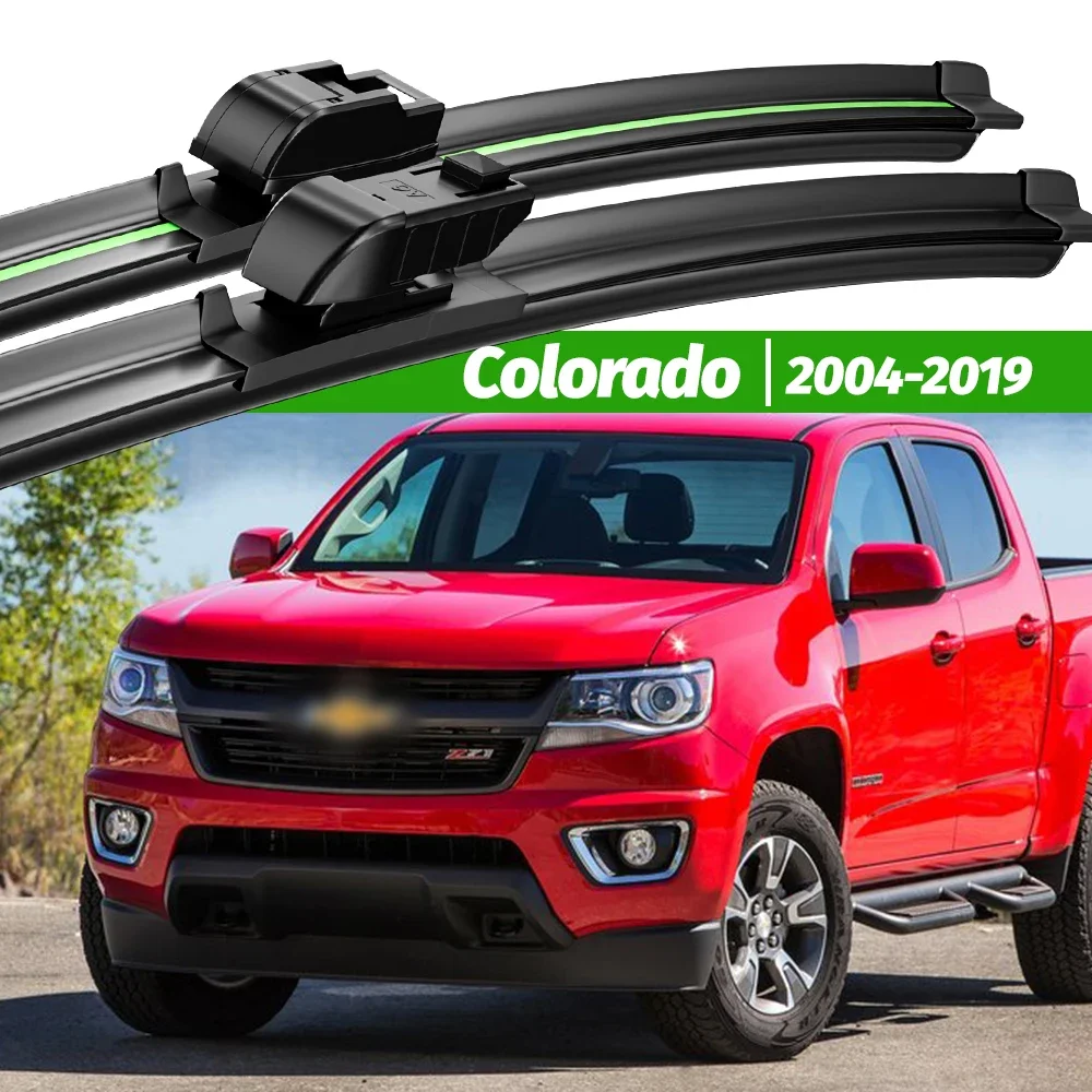 

For Chevrolet Colorado 2004-2019 2pcs Front Windshield Wiper Blades 2005 2009 2010 2013 2014 2015 Windscreen Window Accessories