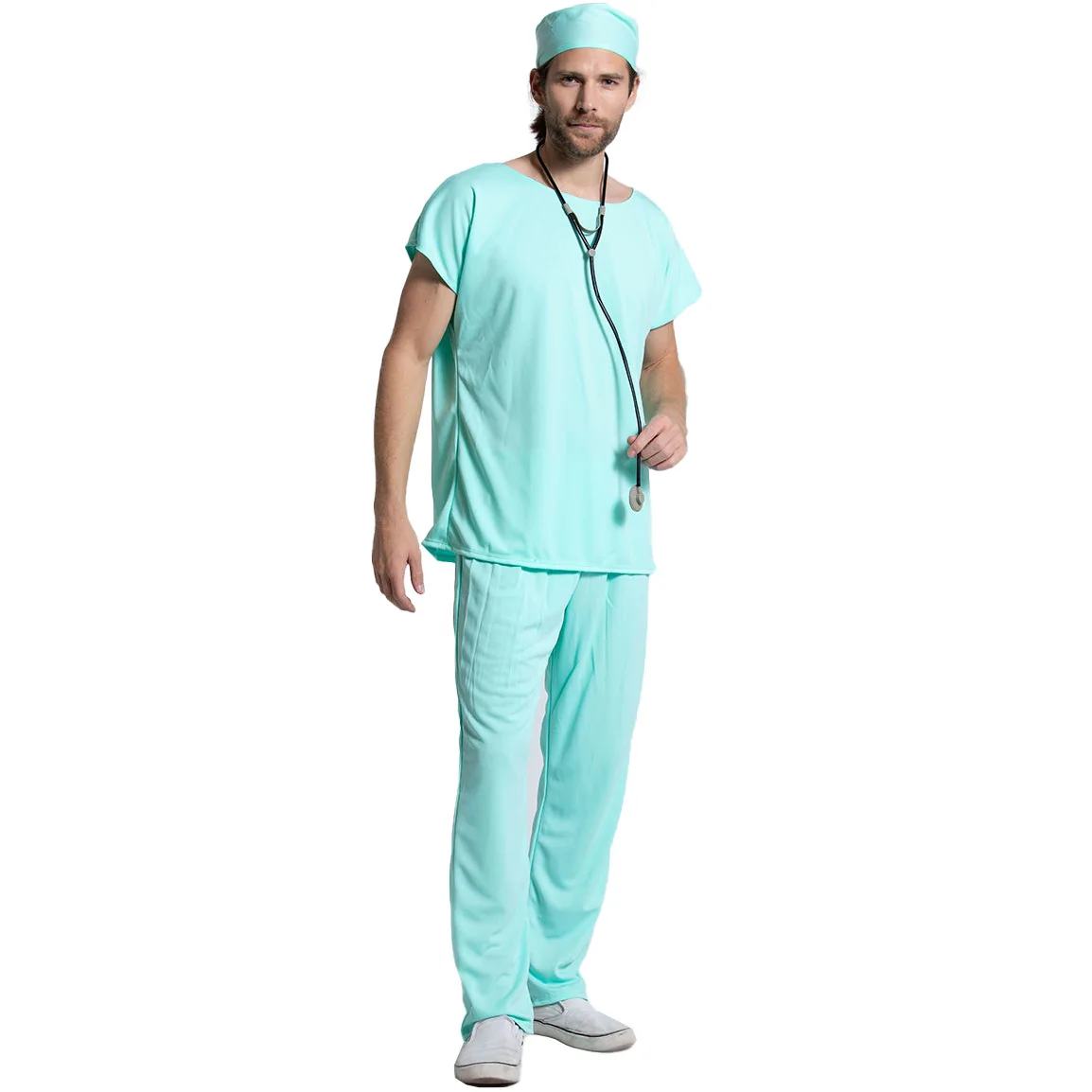 

Ролевой плагфор для взрослых M Doctor с кровавым пятном, костюм ужасов для хирургии, мужская одежда на Хэллоуин, наряд для выступления на сцене