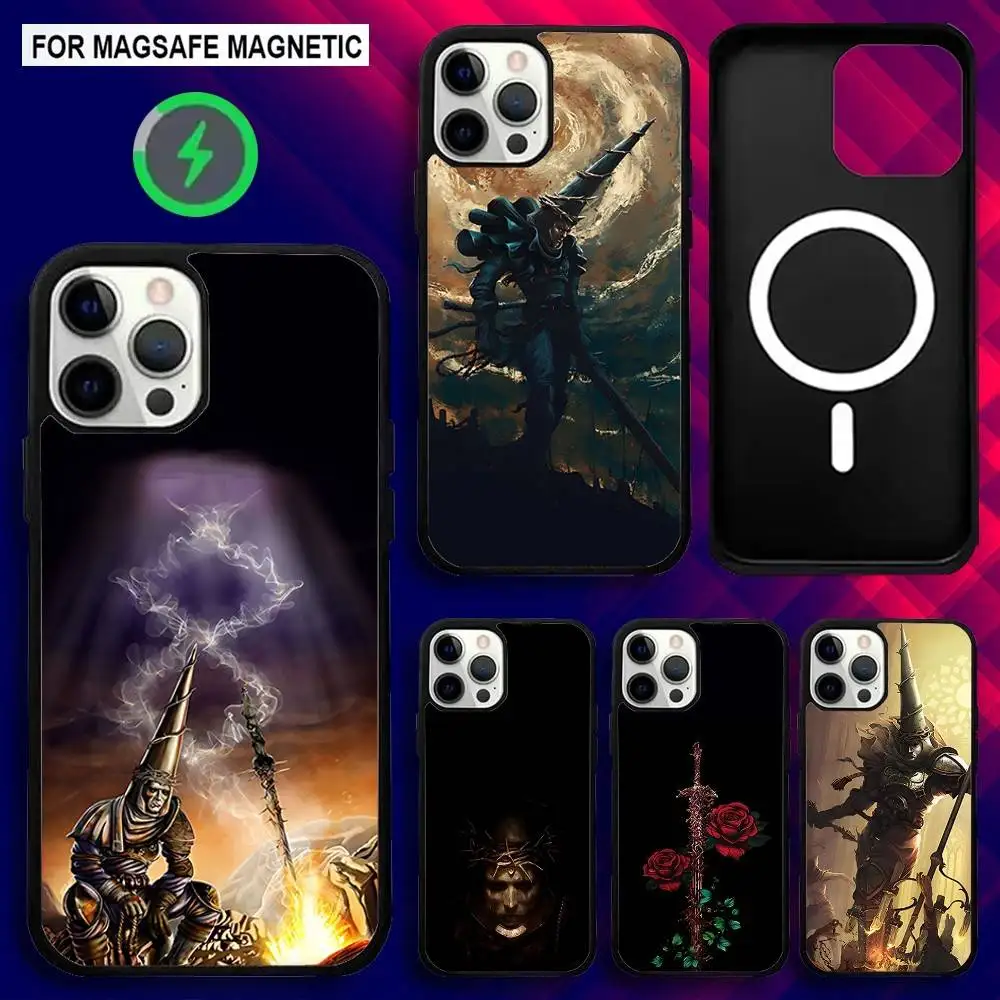 

Чехол для телефона Game B-Blasphemous для iPhone 17,16,15,14,13,12,11,Pro,Max,Plus,Mini,SE4,E с магнитной беспроводной зарядкой Magsafe