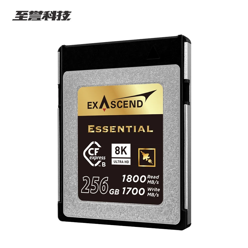 Tarjeta de memoria Exascend CFexpress tipo B 128GB 256GB 512GB 1TB esencial de alta velocidad 1800MB/s CFe B Flash 8K tarjeta de vídeo para cámara