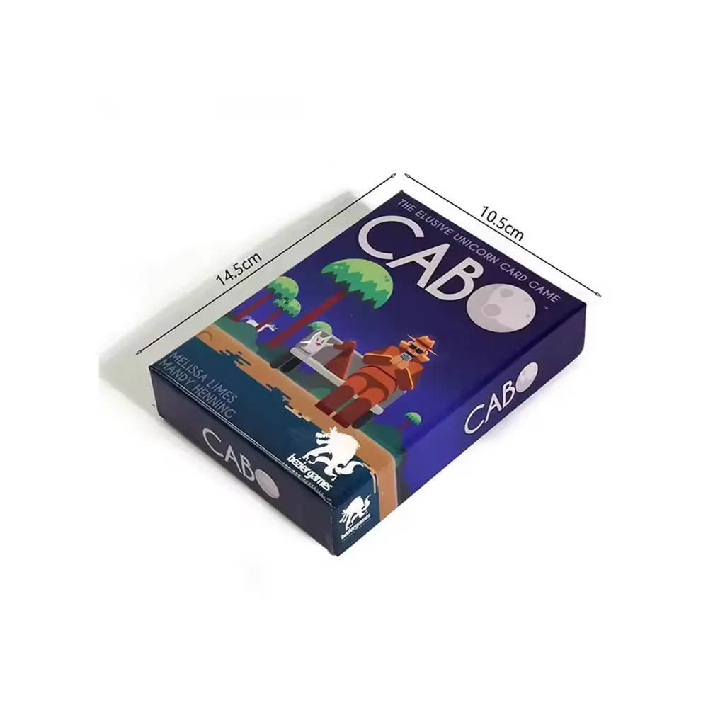 

CABO English Luxury Edition Настольная игра Карточная игра 2-4 Kabo Kabo Настольная игра для сбора для взрослых и детей Праздничная вечеринка Сувениры Подарки