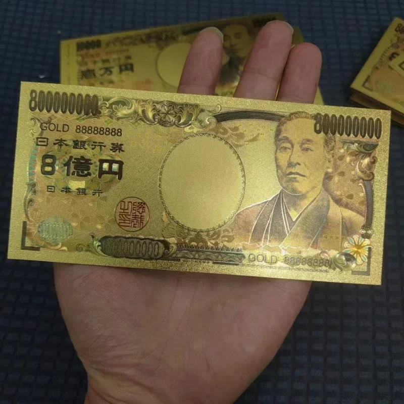 New 20/50/100pcs Japan Gold Banknotes in 24k Gold Japan Banknotes for Collection Gift