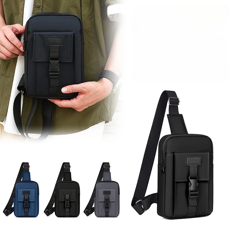 

Мужская нагрудная сумка, модная нагрудная сумка на плечо, мужские спортивные сумки через плечо для мужчин, мини-сумка для телефона, дорожная сумка