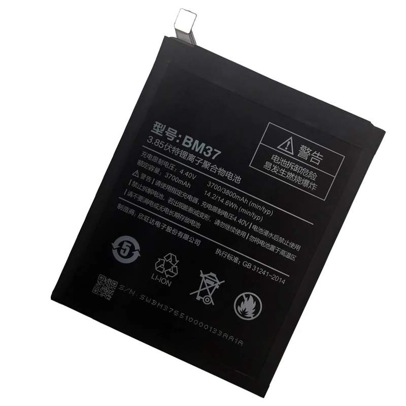 100% Brand New BM37 3800mAh Battery For Xiaomi Mi 5S Plus MI5S Plus Phone Replacement Batteries Bateria Batterij+Tools