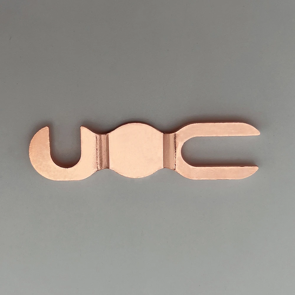 Hohe Qualität Audiocrast 7N Rot Kupfer KTV Lautsprecher Kabel Jumper U Gabel Audio Terminal Stecker