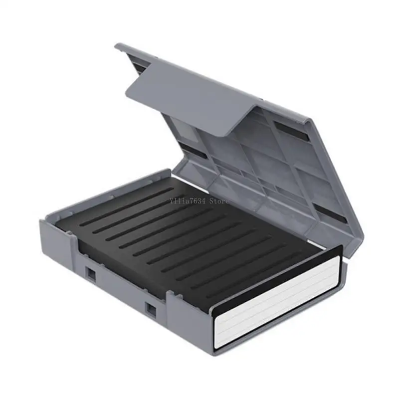 Kotak pembawa hard drive pelindung dengan braket yang cocok untuk disk 2.5in/3.5inch