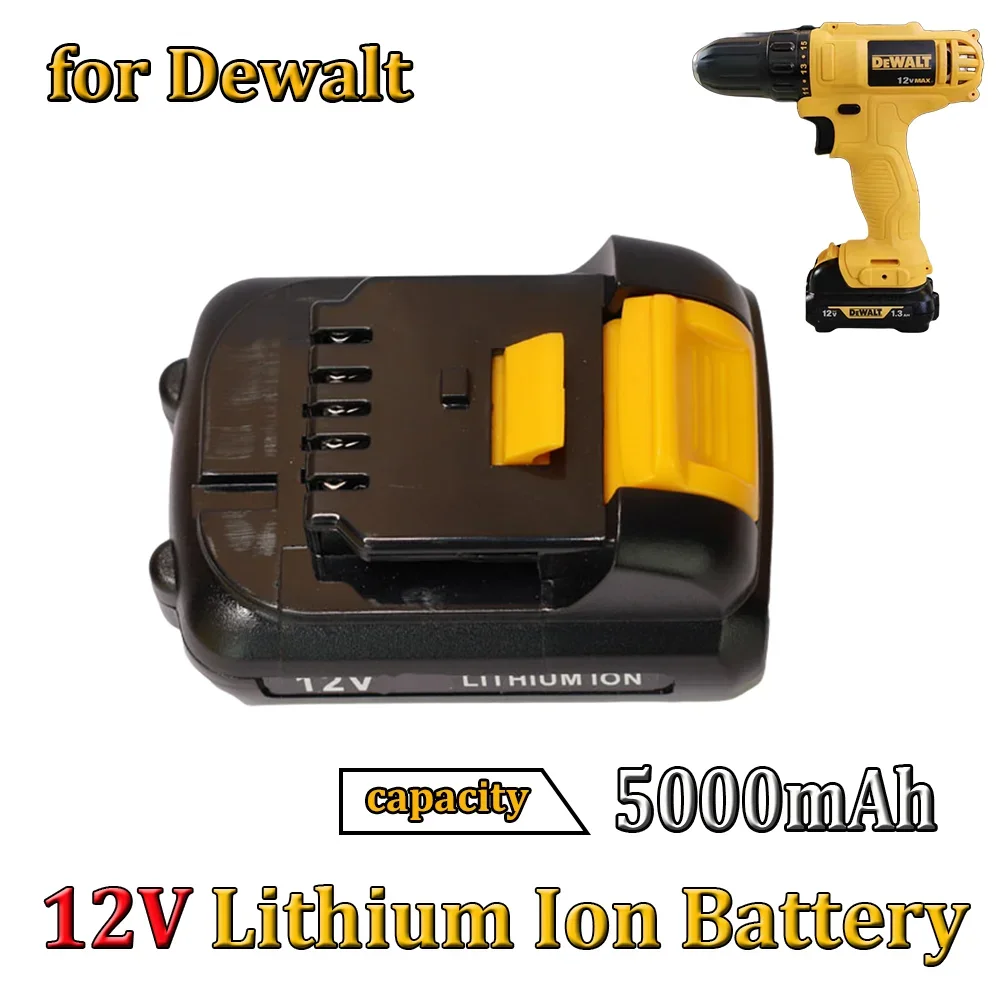 Power Tools Battery  12V 3000mAh Li-ion for Dewalt  DCB120 DCB127 DCB121 12V DCB120 DCB127 DCB121 DCB100 DCB101 DCB119