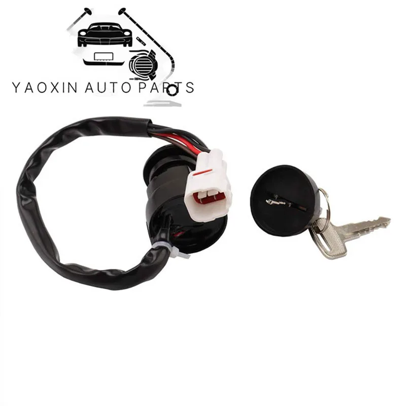 Ignition Key Switch For Yamaha Warrior 350 YFM350 1996-2001 YFM400 YFA125 YFM80 YFM600 OEM: 4BD-82510-00-00 3GG-82510-00