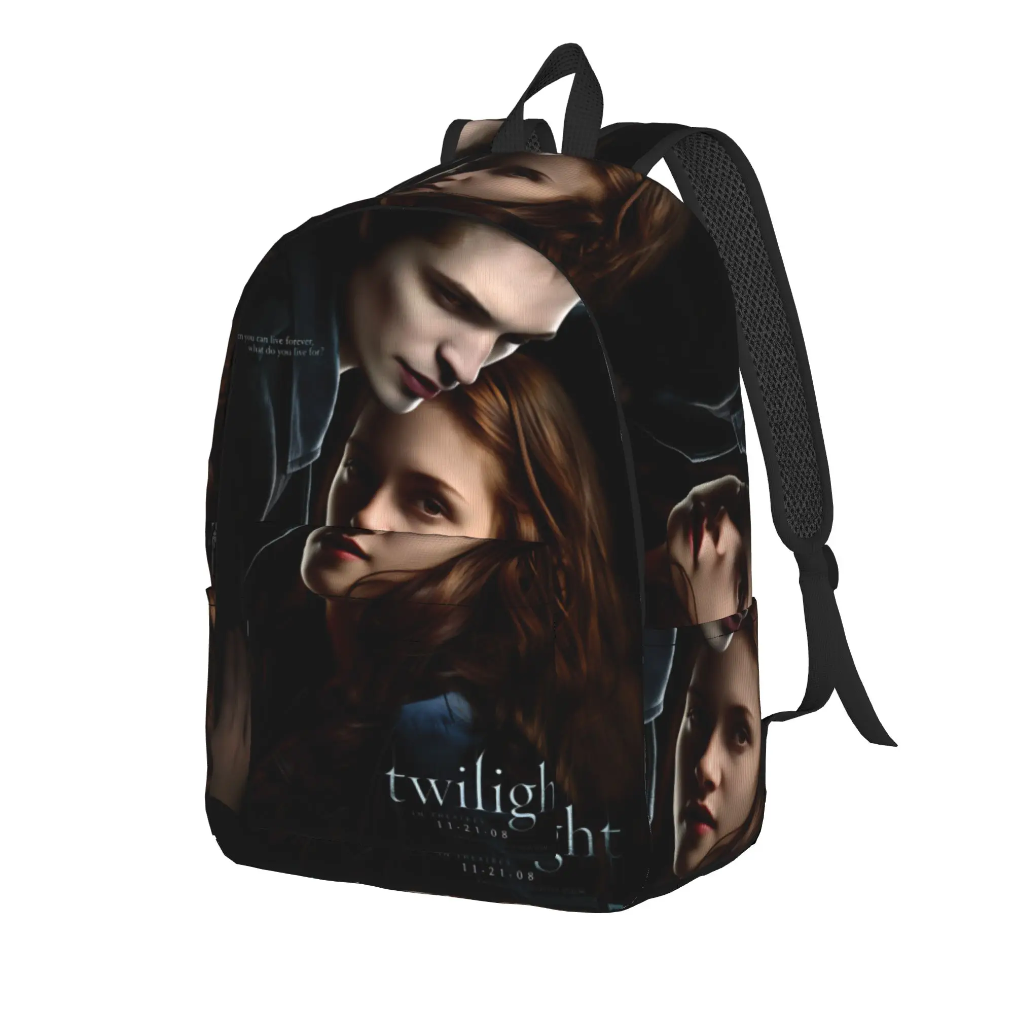 Decor Edward Backpack The Twilight Saga Travel Backpacks Women Cute School Bags Colorful Large Rucksack