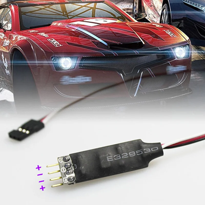Tablero de interruptor de Control remoto, módulo de Control de luz CH3 para el modelo de lámpara de luz de coche RC, Plug and Play