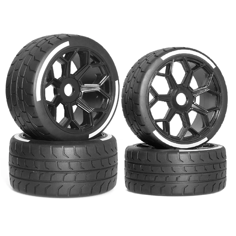 4Pcs 53/107 42/100 Tire Tyre 17Mm Wheel Hex For Arrma 1/7 Felony/FSR Model GT/FS RC Car Upgrade Parts Accessories