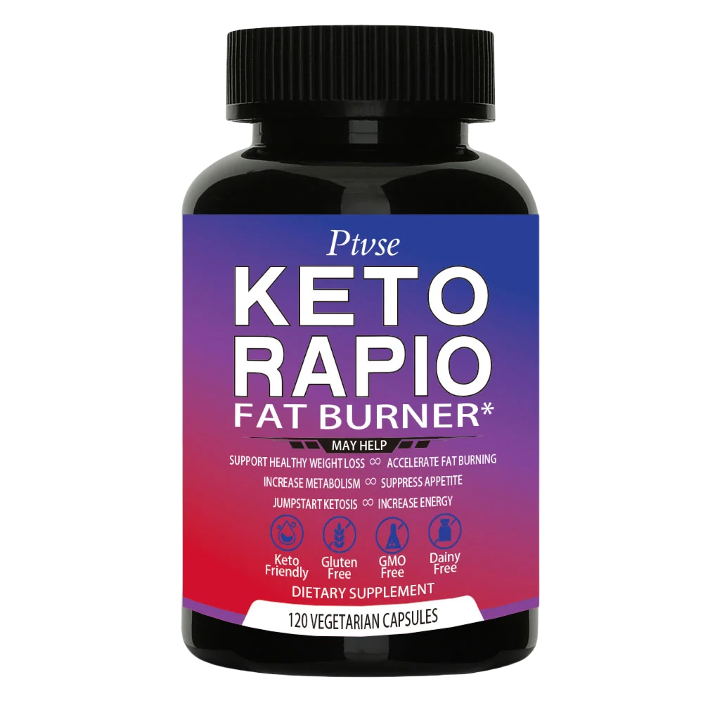 Keto Fat Burner - wspiera detoksykację, trawienie, metabolizm, przyjazne dla keto kapsułki wegetariańskie