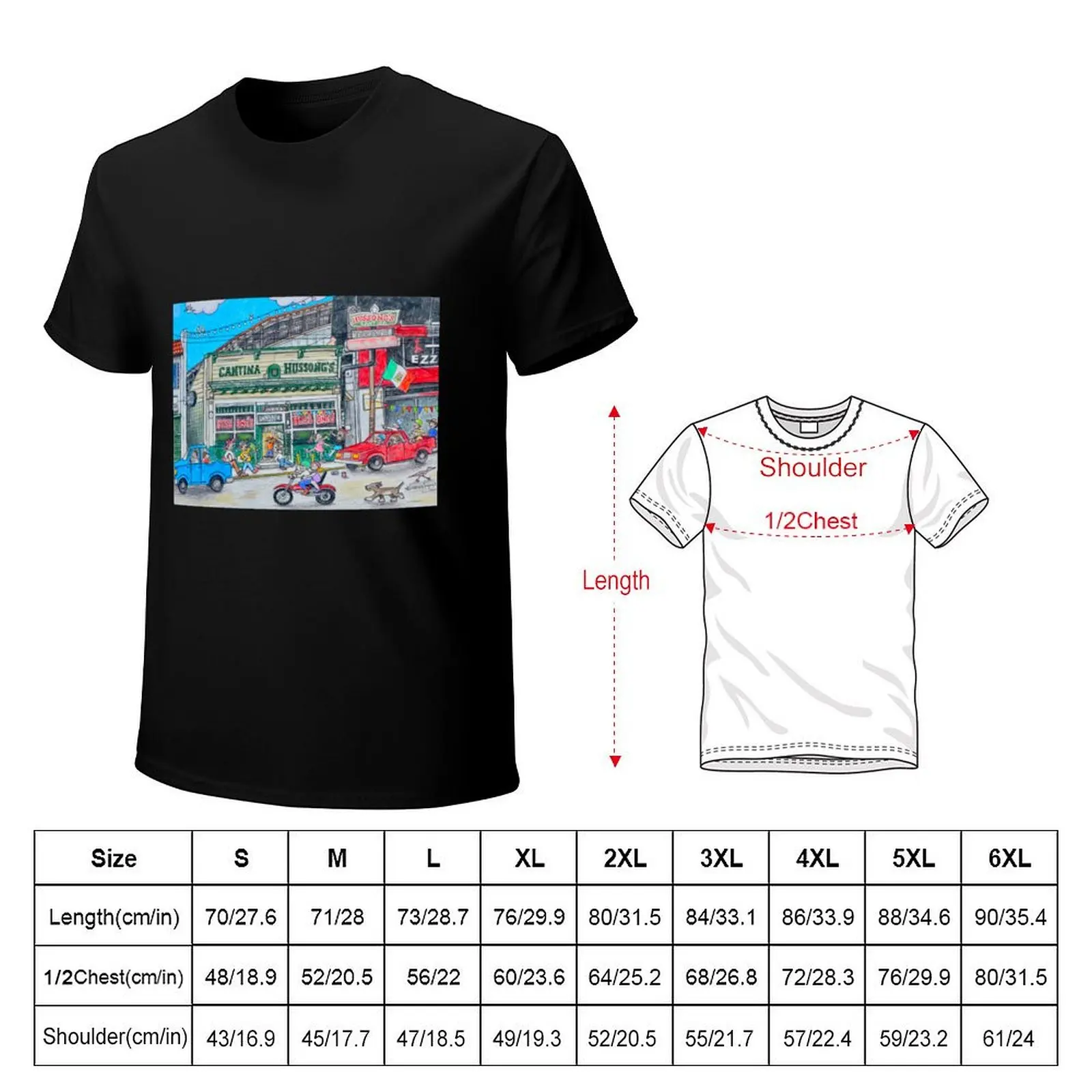 Cantina Hussongs Puzzle T-Shirt t shirts for man graphic funny T-Shirt
