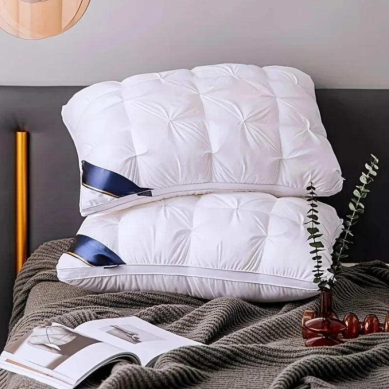 1pc 48x74cm Twisted Hotel Star Home Use Pillow Core - Soft Supportive Bed Pillows,Suitable For Dormitory Single Bed Pillow Cores
