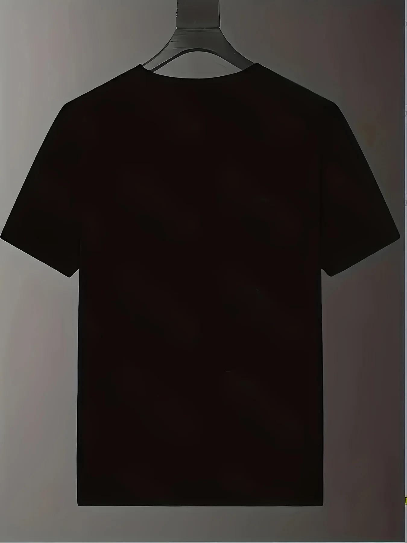 Camiseta gráfica casual para hombre - Estampado "I'M OK", 100% poliéster, cuello redondo, camiseta liviana de verano para atuendo casual