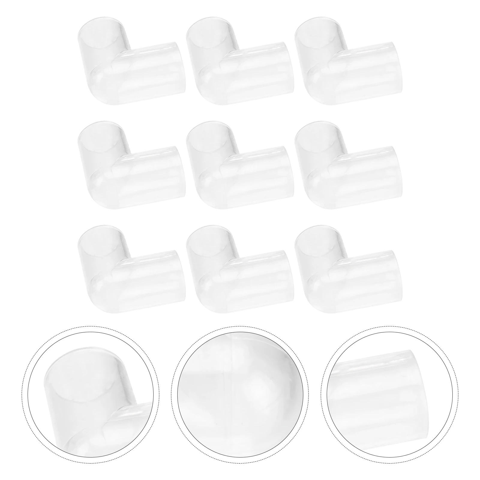 

10 Pcs Fish Tank Filter Tube Water Hose Connector Aquarium Tubing Pipeline Barb Acrylic