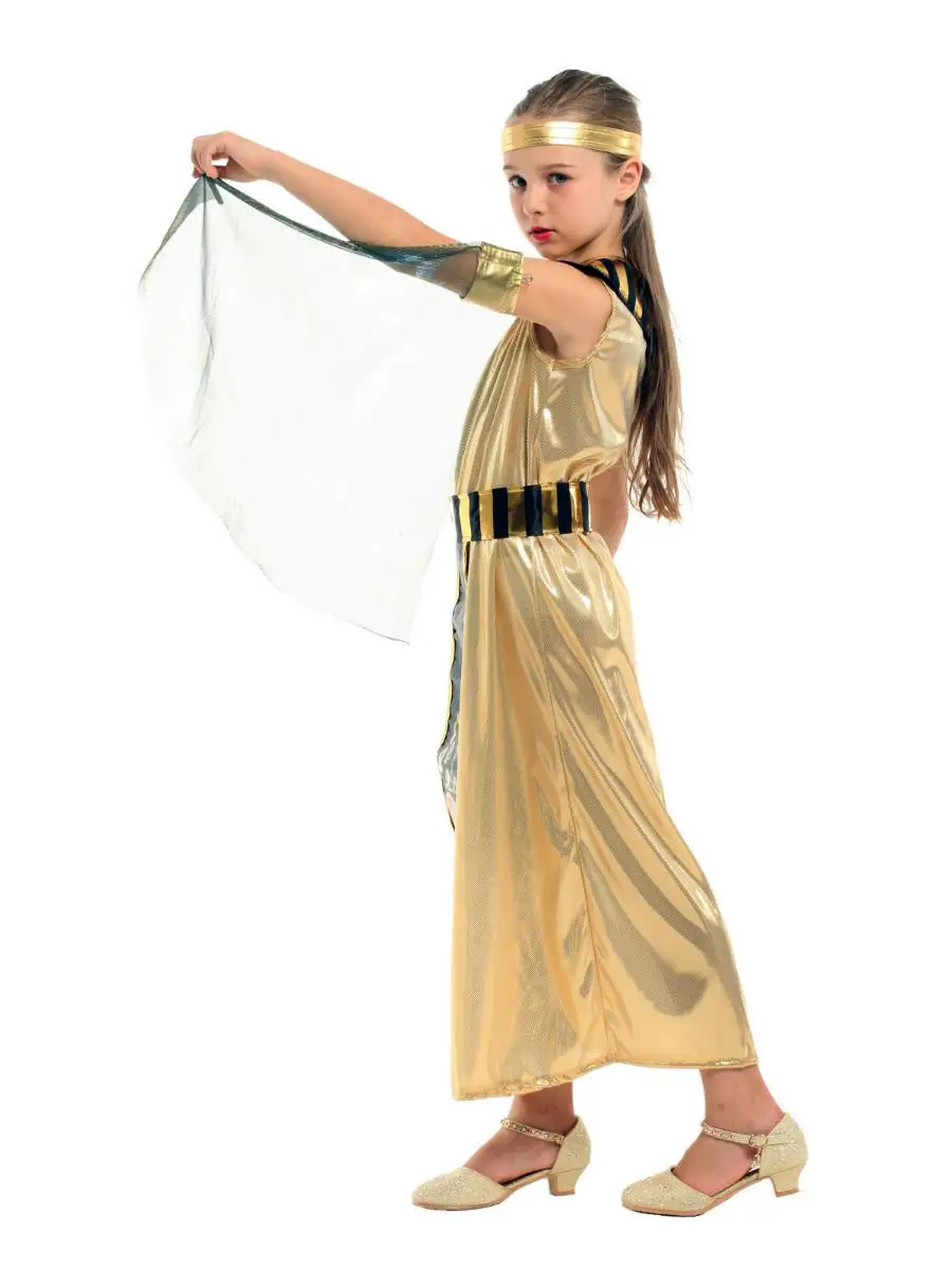 Costume da principessa araba loween Abiti da spettacolo per bambini eup Ball Vestito da spettacolo teatrale per ragazza