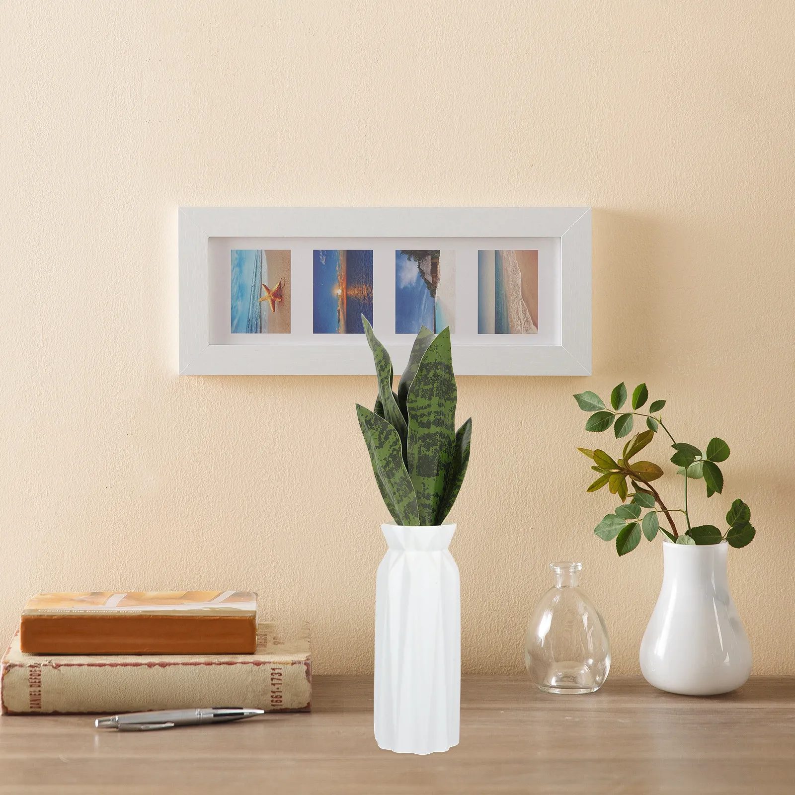 Planta de Serpiente Artificial, Sansevieria Decorativa, Hoja Verde Realista, Decoración para el Hogar, Sala de Estar, Mesa, Pared, Aspecto Natural