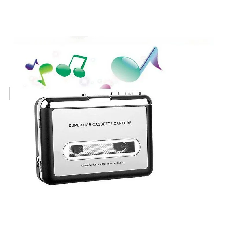 

REDAMIGO MP3 USB Cassette Capture Tape to MP3 Or PC Cassette-To-MP3 Converter CR218