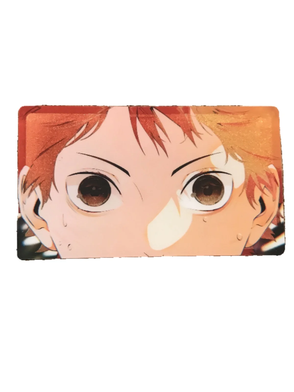 Anime haikyuu!!! Shoyo Hinata Cosplay Colorido Janela Placa, Movediça Mahjong, Acrílico Desktop Ornamento, Individualidade Delicadeza