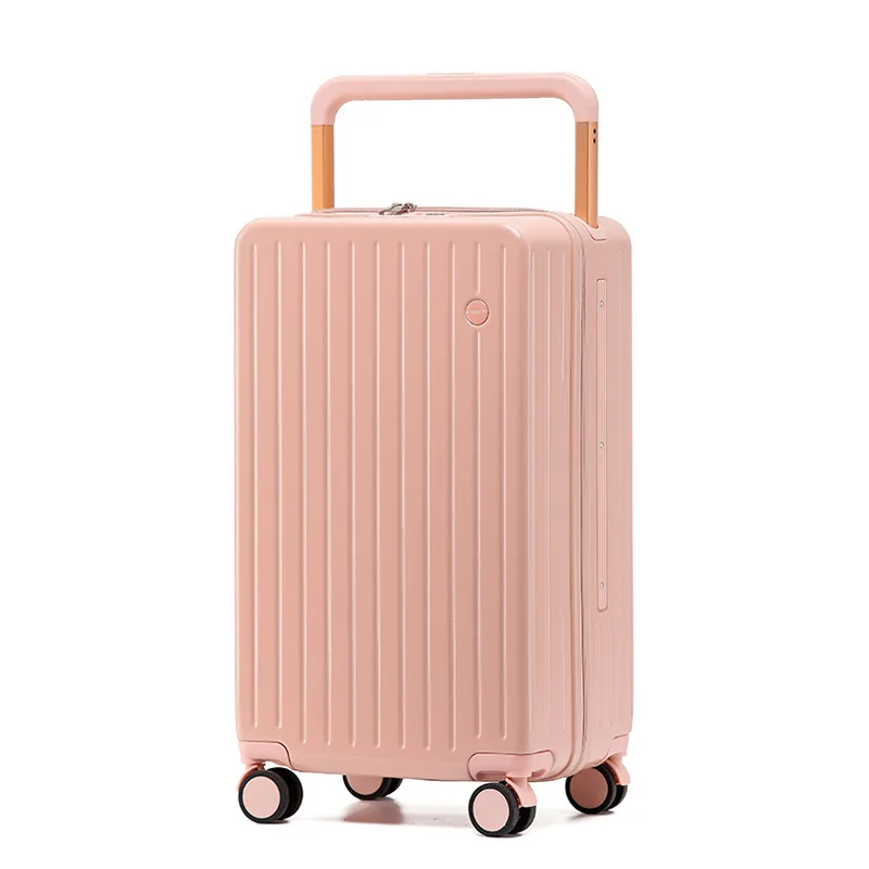 Aluminum Frame Luggage.men's Universal Wheel Wide Trolley 24-inch Luggage.women's 20-inch Boarding Travel Suitcases On Wheels.