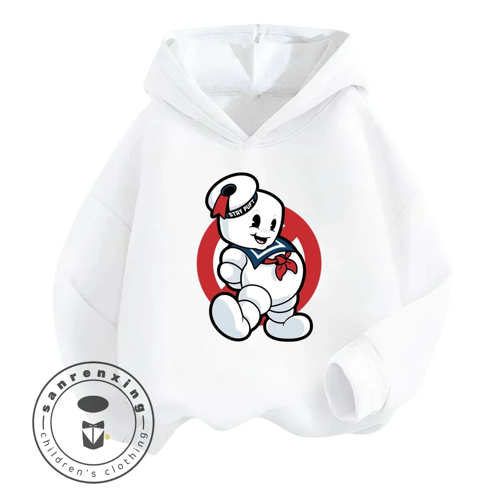 Creative and Unique Ghostbusters Cartoon Hoodie Showcasing Innovative Designs Personal Style Stands Out Design Kids Clothing