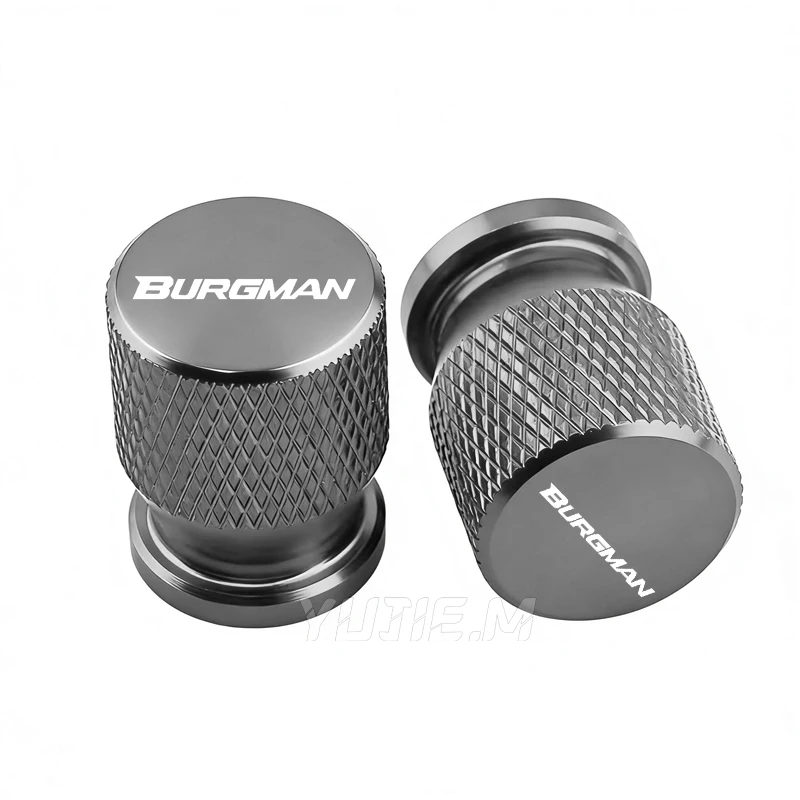 For BURGMAN 650 400 125 200 250 AN400 AN125 AN200 Motorcycle Accessories Tire Valve Stem Caps Tyre Airdust Waterproof Covers