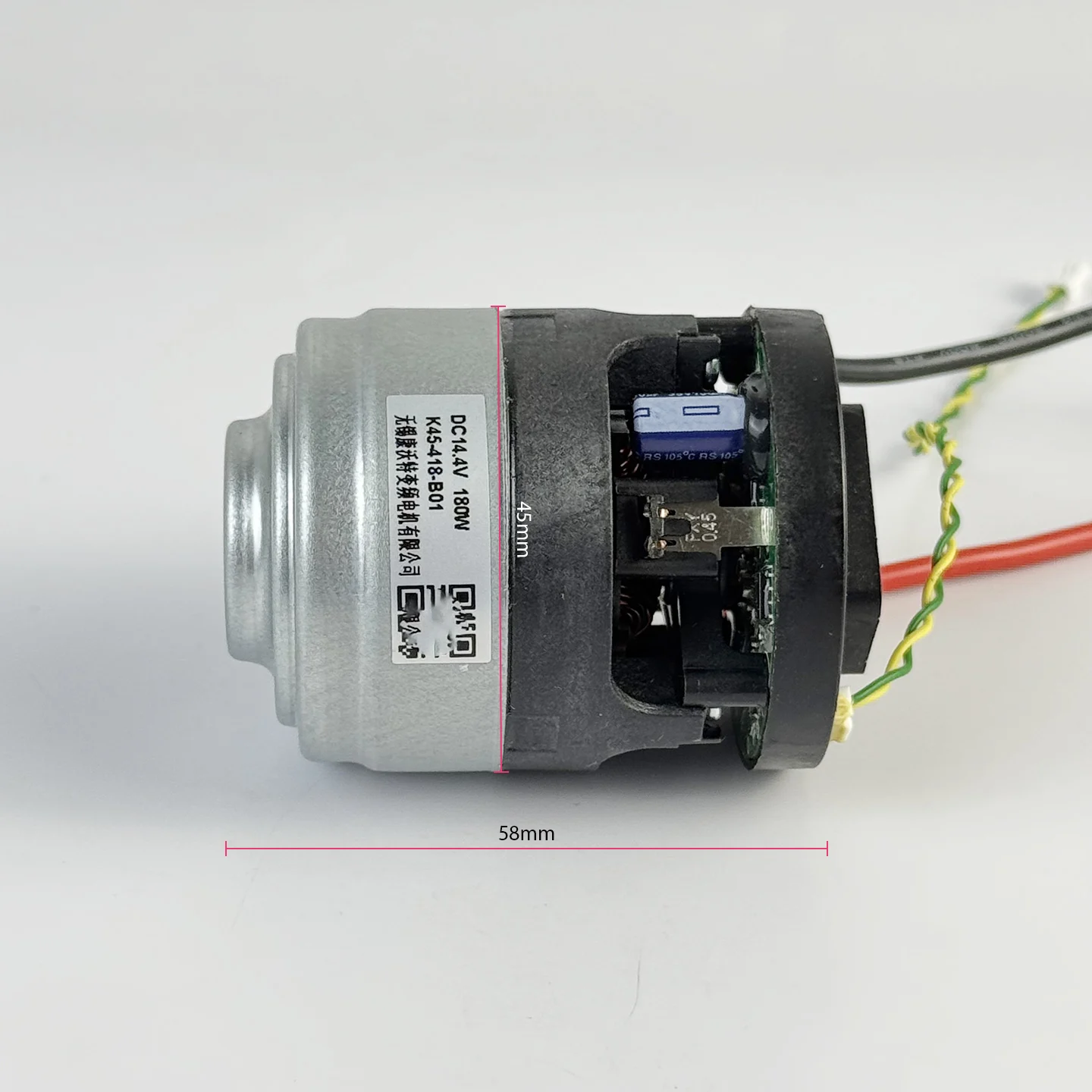 Micro 180W BLDC Brushless Motor DC 14.4V 100000rpm Ultra-high Speed Large Power Turbo Fan with Drive for Vacuum Cleaner