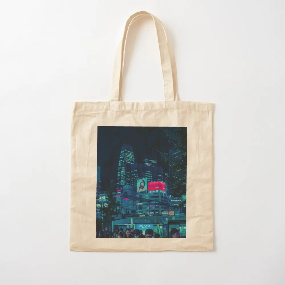 

Shinjuku Nights Tote Bag Canvas bag ecological bags Fabric bag Shopper Canvas Tote