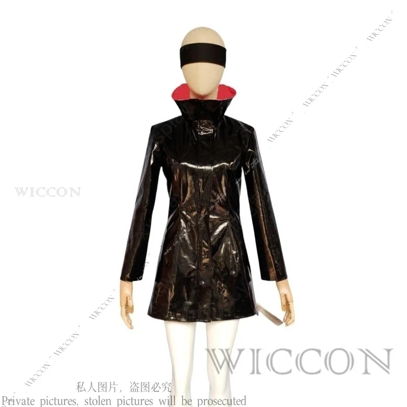 Gojo Satoru Cosplay Costume Wig Genderswap Black Suit Halloween Anime Party Dress For Woman Socks Role Play Sexy Gojo Satoru