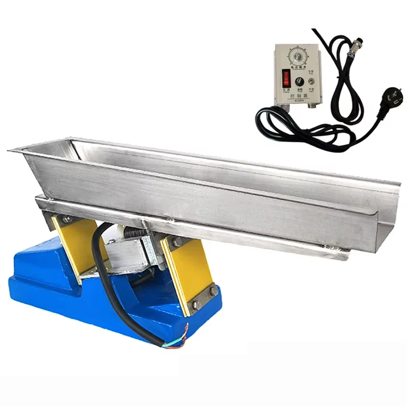 

220V Micro Electromagnetic Vibrating Feeder GZV1/GZV2 Electric Vibrating Feeder Speed Regulating Vibrating Feeder