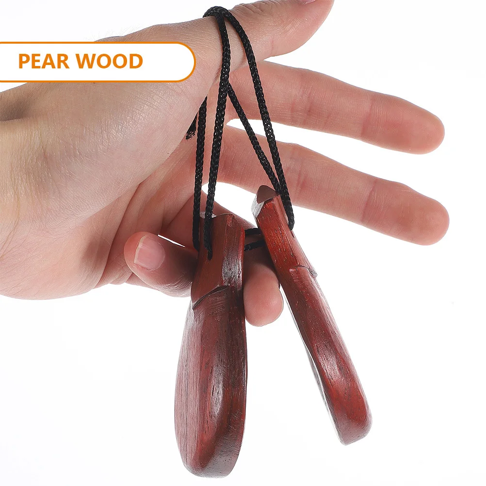 

2 Pcs Castanets Percussion Instrument Music Instruments Adult for Adults Large Musical