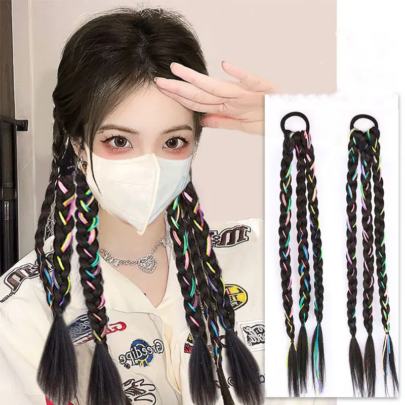 

Gothic Style Dreadlocks Women's Hair Loop Fashion High Street High Elastic Party Gift Vacation Headband Ladies Hair Accessories