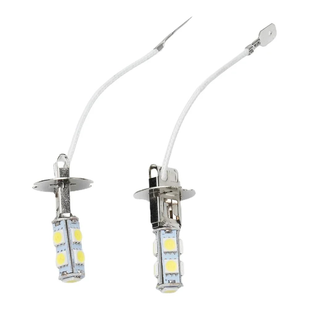 

2pcs 5050 LED Chips H3 12V Car Fog Light DRL Driving Lamp Flashlight Torches Bulbs 6000K WHITE Auto Lamp Replacement